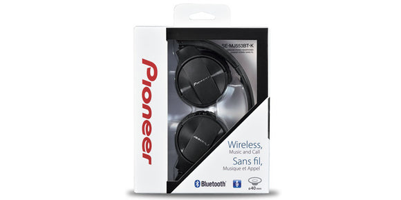 Pionner SE-MJ553BT-K Wireless Stereo Headphones